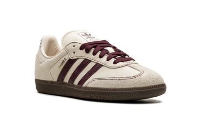 Adidas Samba OG WMNS 'Wonder White Maroon'