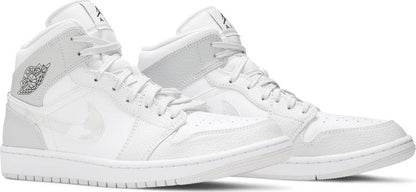 Nike Air Jordan 1 Mid 'Swoosh Logo - Grey Camo'