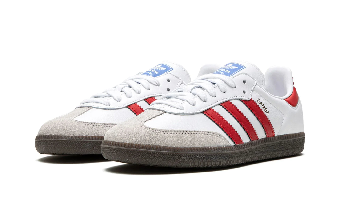 Adidas Samba Vegan 'White and Better Scarlet'