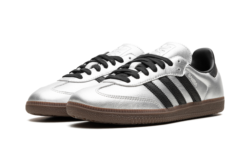 Adidas Samba OG WMNS 'Silver Metallic Black Gum'