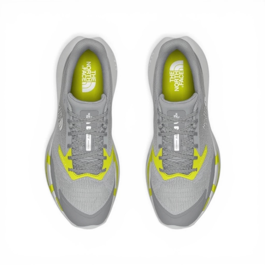 The North Face Vectiv Enduris 4 Grey/Yellow vista lateral