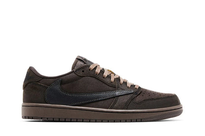 Air Jordan 1 Low Og Sp x Travis Scott Velvet Brown Marrom