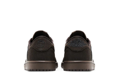Air Jordan 1 Low Og Sp x Travis Scott Velvet Brown Marrom