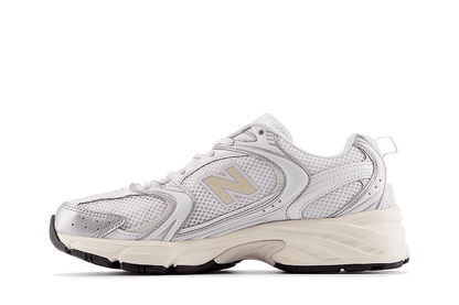 Tênis New Balance 530 'Silver Metallic Linen' Bege