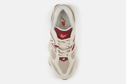 Tênis New Balance 9060 'Linen Burgundy' Bege